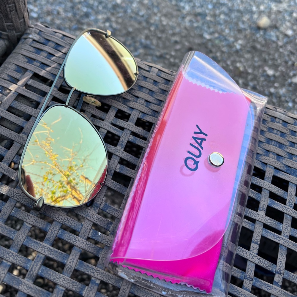 Quay High Key Aviator Sunglasses